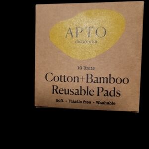 NIB APTO Skincare Cotton Bamboo Reusable Pads